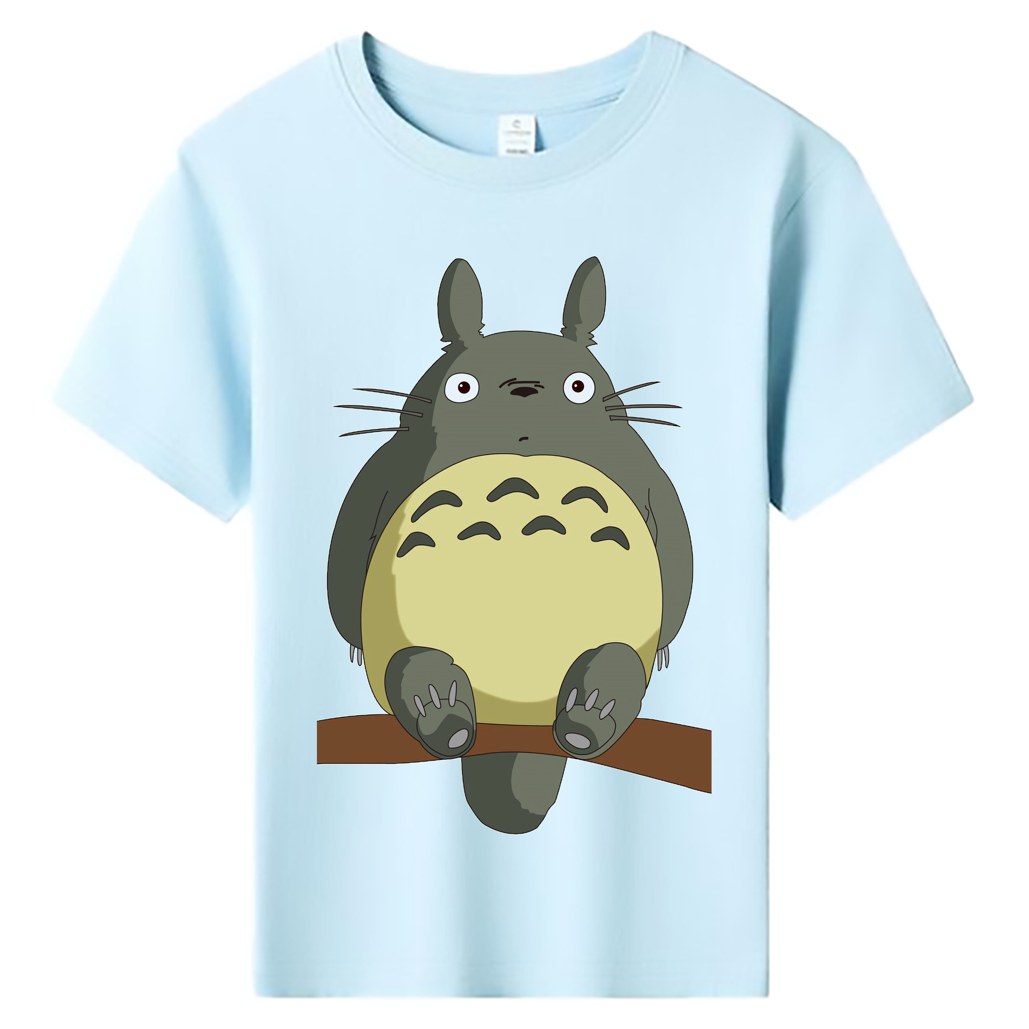 （画像用） となりのトトロ 草壁メイ 草壁サツキ My Neighbor Totoro Satsuki Kusakabe Mei Kusakabe 綿100％キッズTシャツ（フロントプリント）
